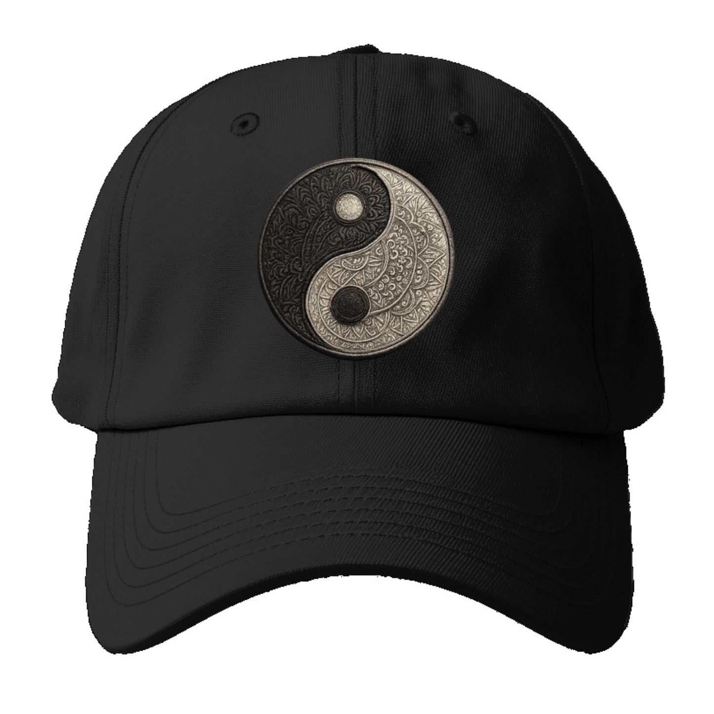 mandala yin yang pattern Hat