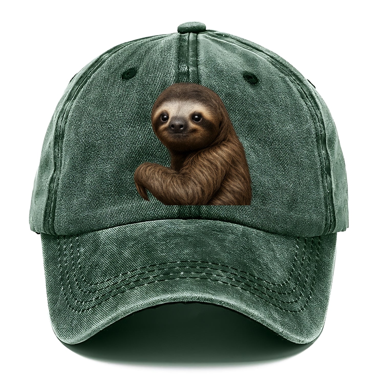 sloth portrait design Hat