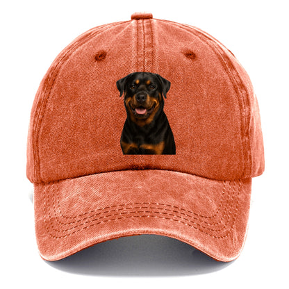 rottweiler powerful guardian Hat