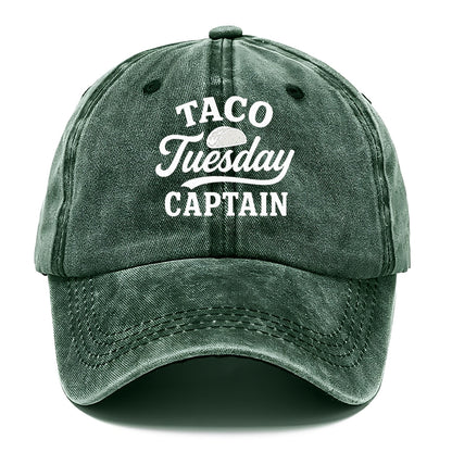 taco tuesday captain culinary delight Hat