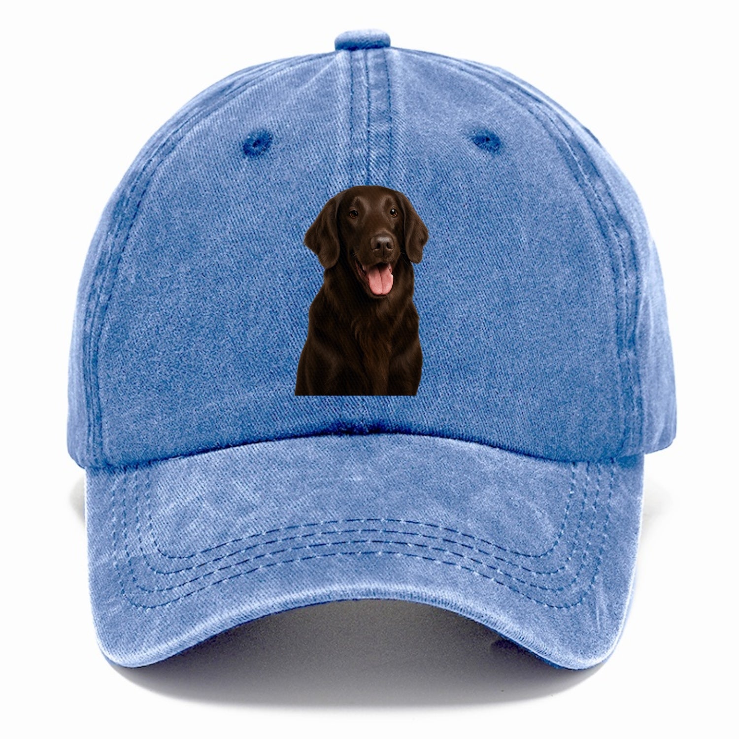 coated retriever joyful heart Hat