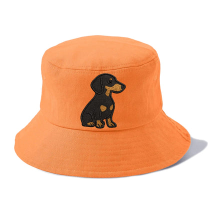 dachshund-black-and-tan-loyal-companion Hat