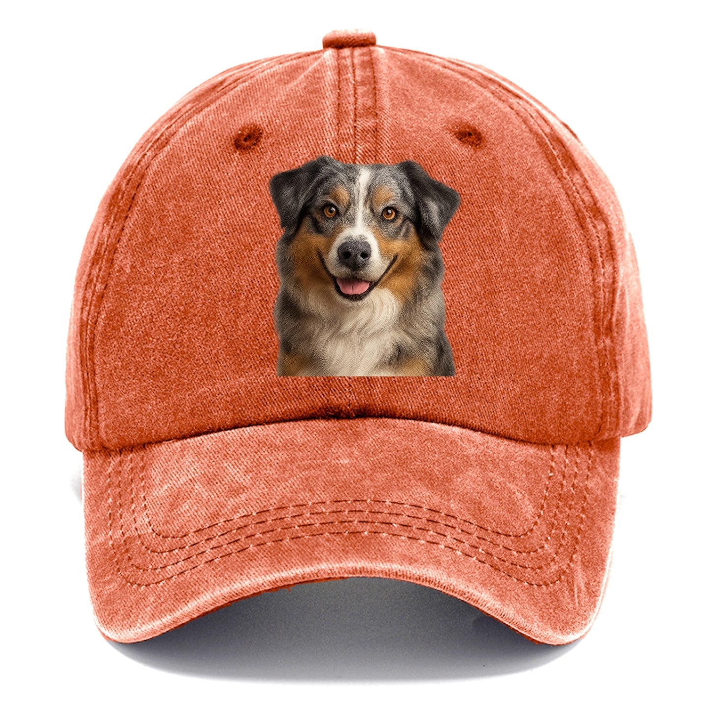 australian shepherd portrait design Hat
