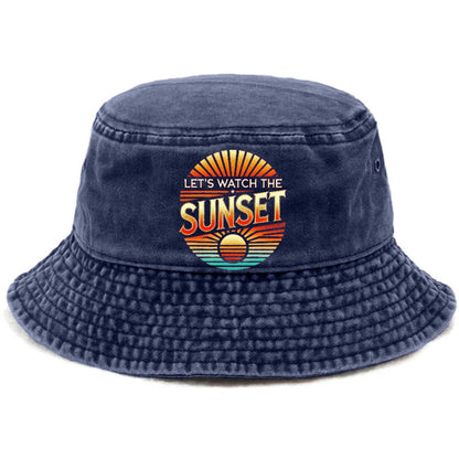 let's watch the sunset Hat