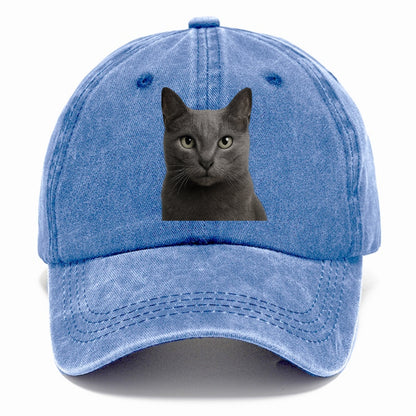 russian blue portrait design Hat