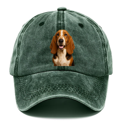 basset hound portrait design Hat