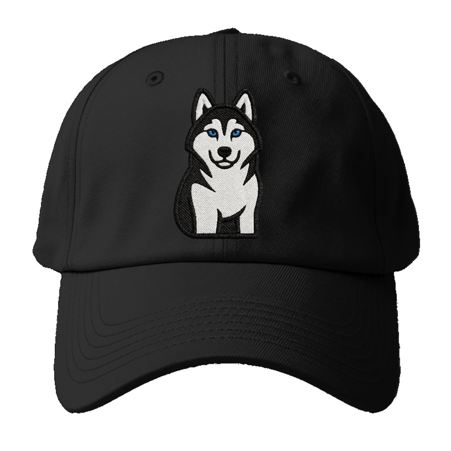 husky-blue-eyes-piercing-gaze Hat