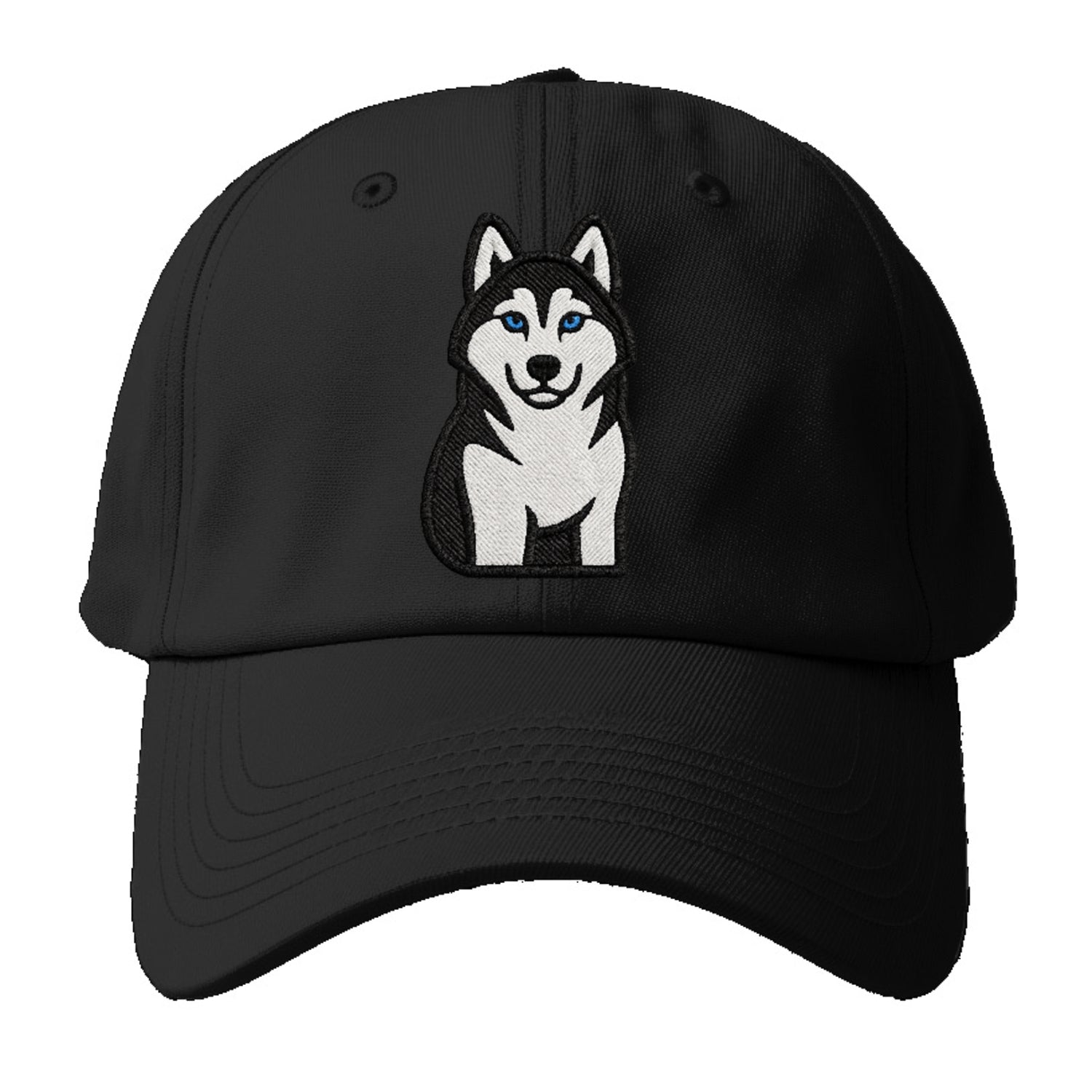 husky-blue-eyes-piercing-gaze Hat
