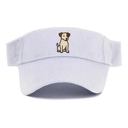 Jack Russell Terrier White With Brown Patches Pose Hat