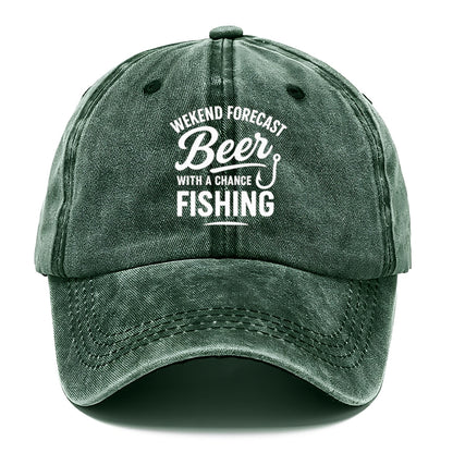 weekend forecast beer and fishing Hat