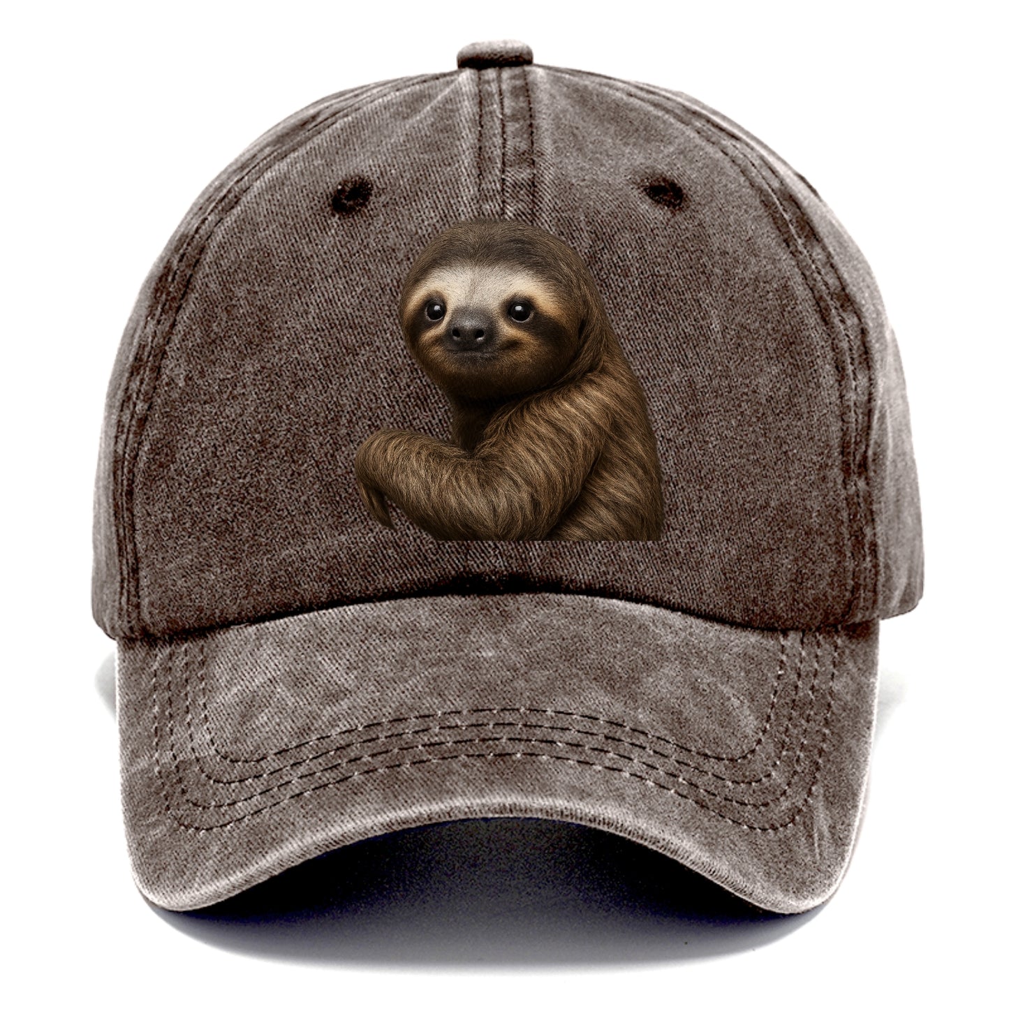 sloth portrait design Hat