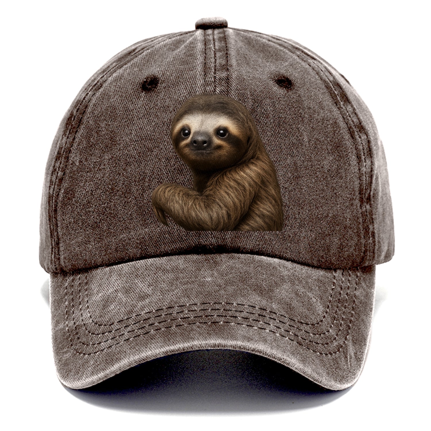 sloth portrait design Hat