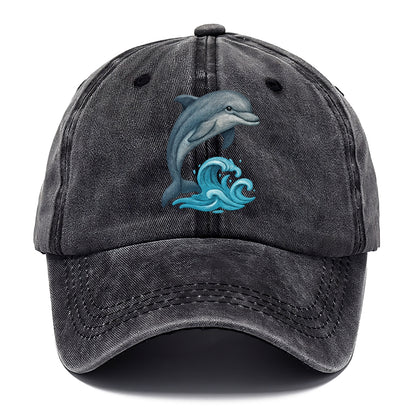 dolphin's dance upon the waves Hat