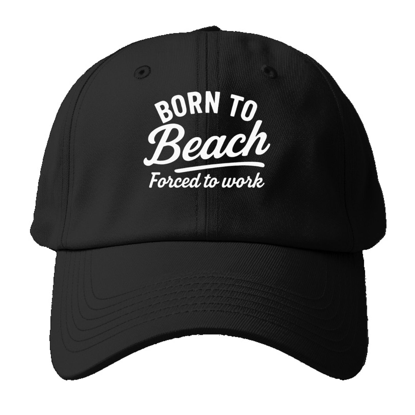 born to beach work Hat