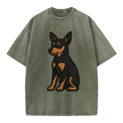 miniature-pinscher-black-tan-regal-poise Hat
