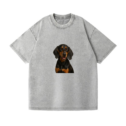 black tan coonhound portrait design Hat
