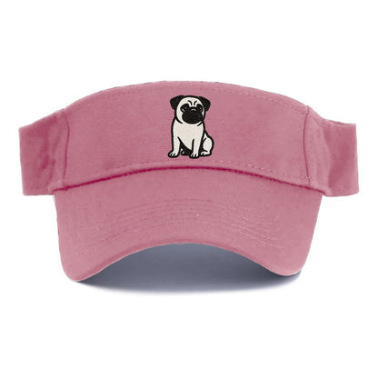 black-pug-charming-companion Hat