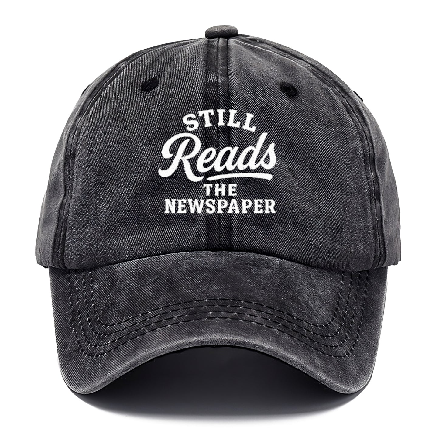 vintage newspaper reader hat design Hat