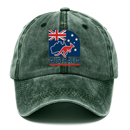 Australian Flag and Wildlife Hat