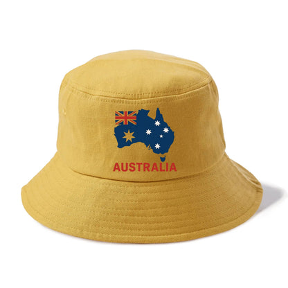 Australian Flag Map Hat