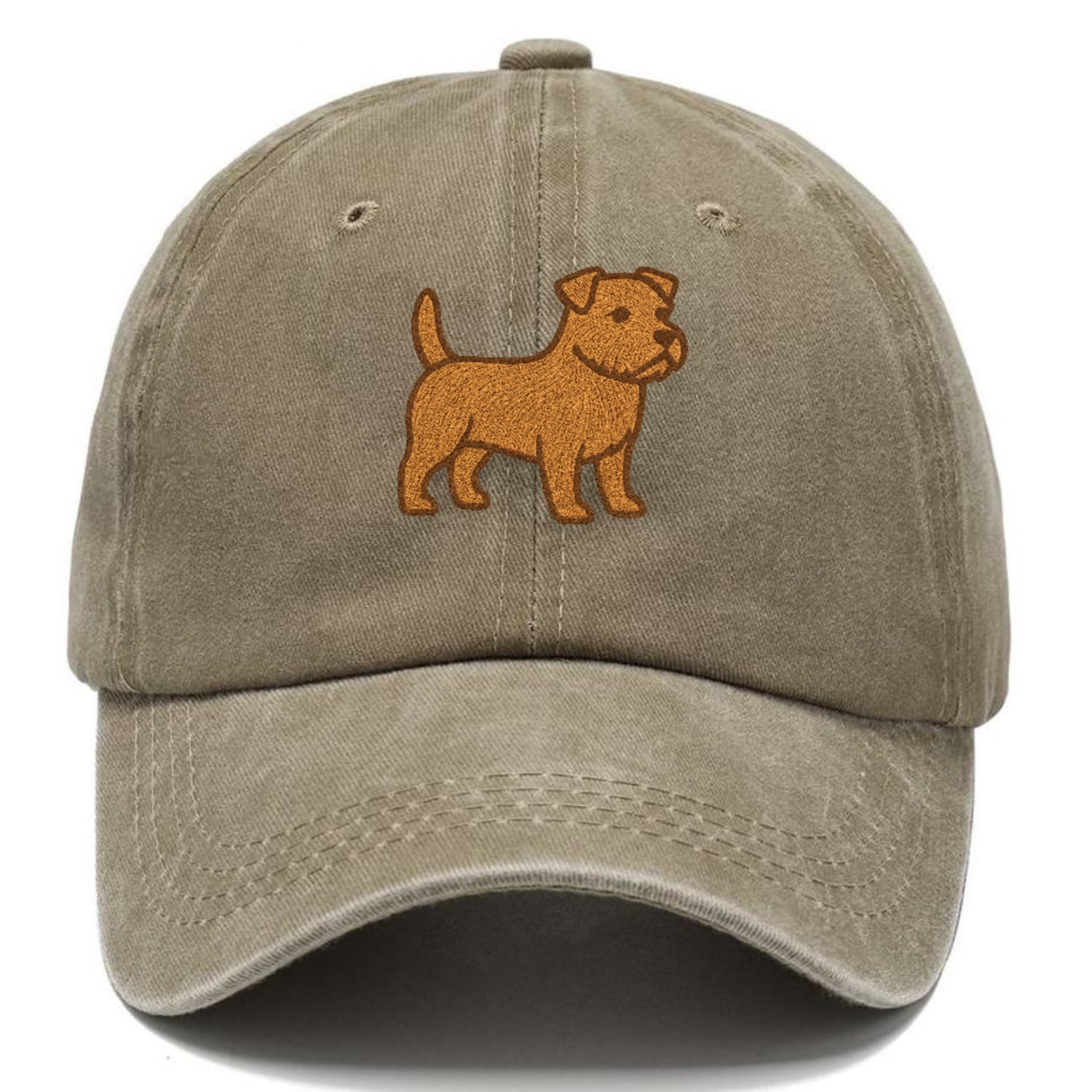 Norfolk Terrier Red Colored Pose Hat