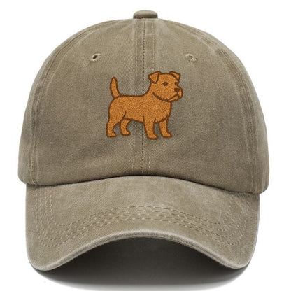 Norfolk Terrier Red Colored Pose Hat