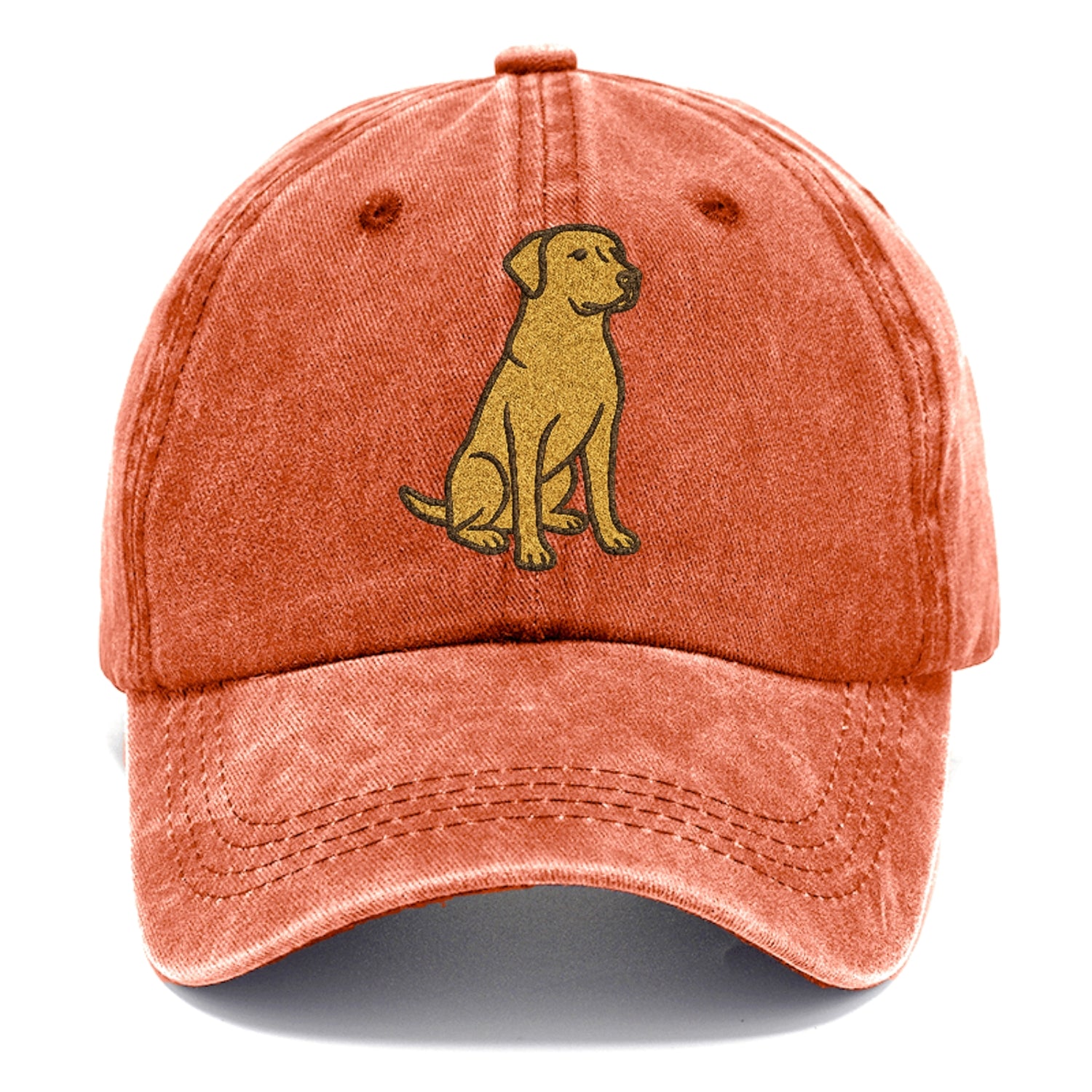 Labrador Retriever Yellow Lab Sitting Pose Hat
