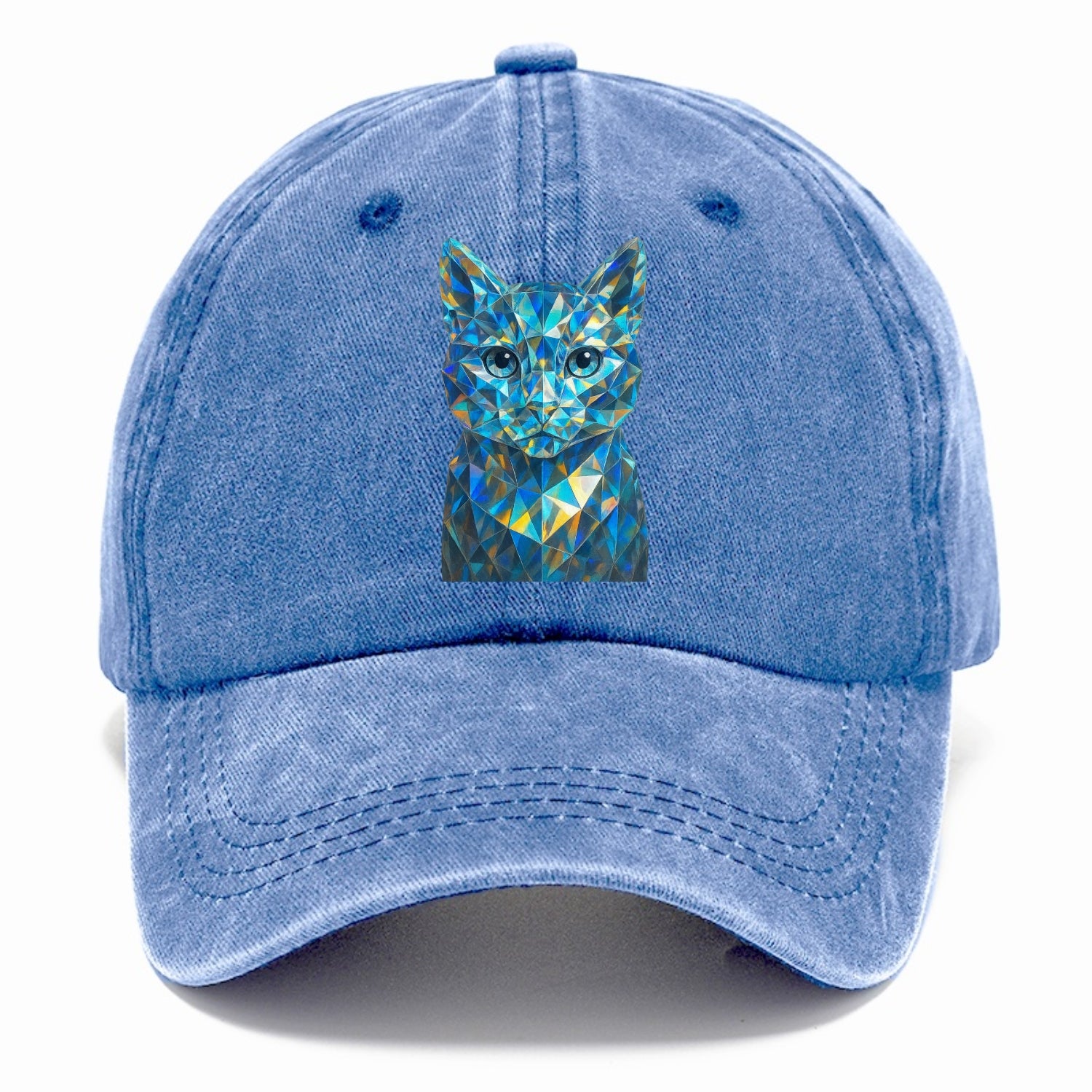 crystal prism portrait design Hat