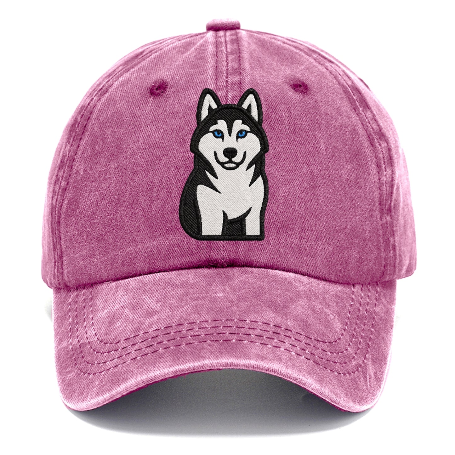 husky-blue-eyes-piercing-gaze Hat