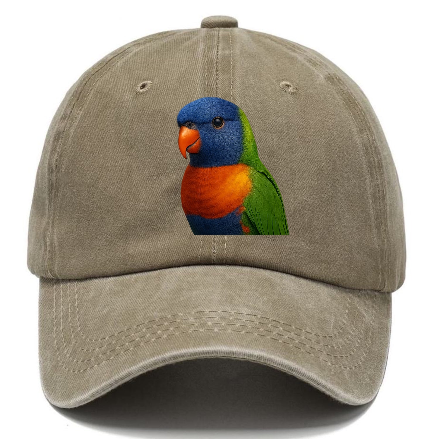 rainbow portrait design Hat
