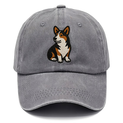 tricolor-corgi-playful-spirit Hat