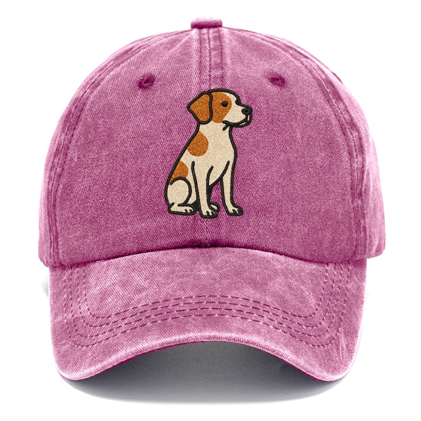 Brittany Spaniel Orange And White Design Hat