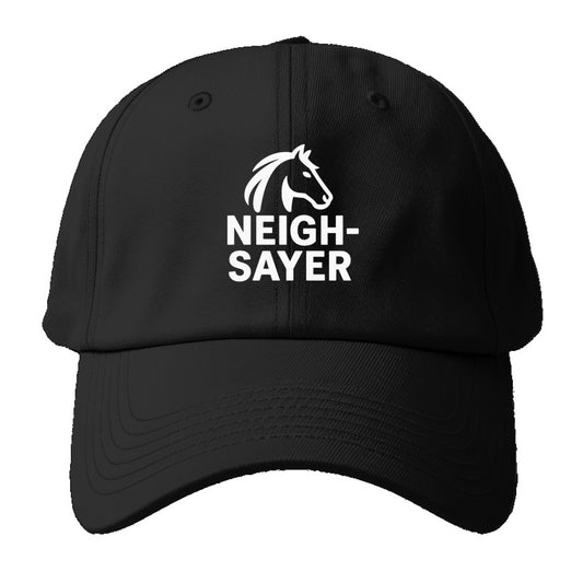 horse naysayer pun Hat
