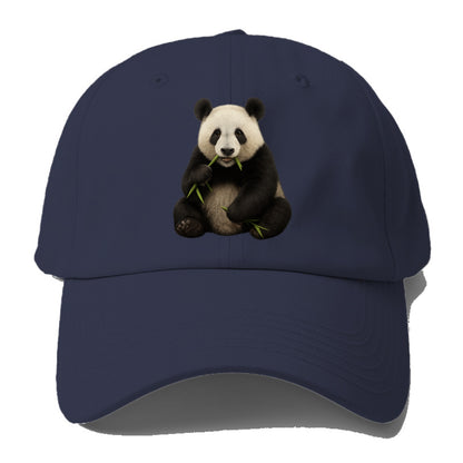 realistic panda eating bamboo hat Hat