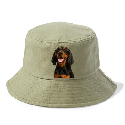 black & tan coonhound: noble trailblazer Hat