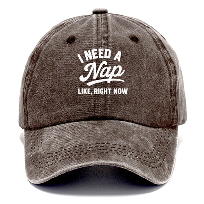 i need a nap right now Hat