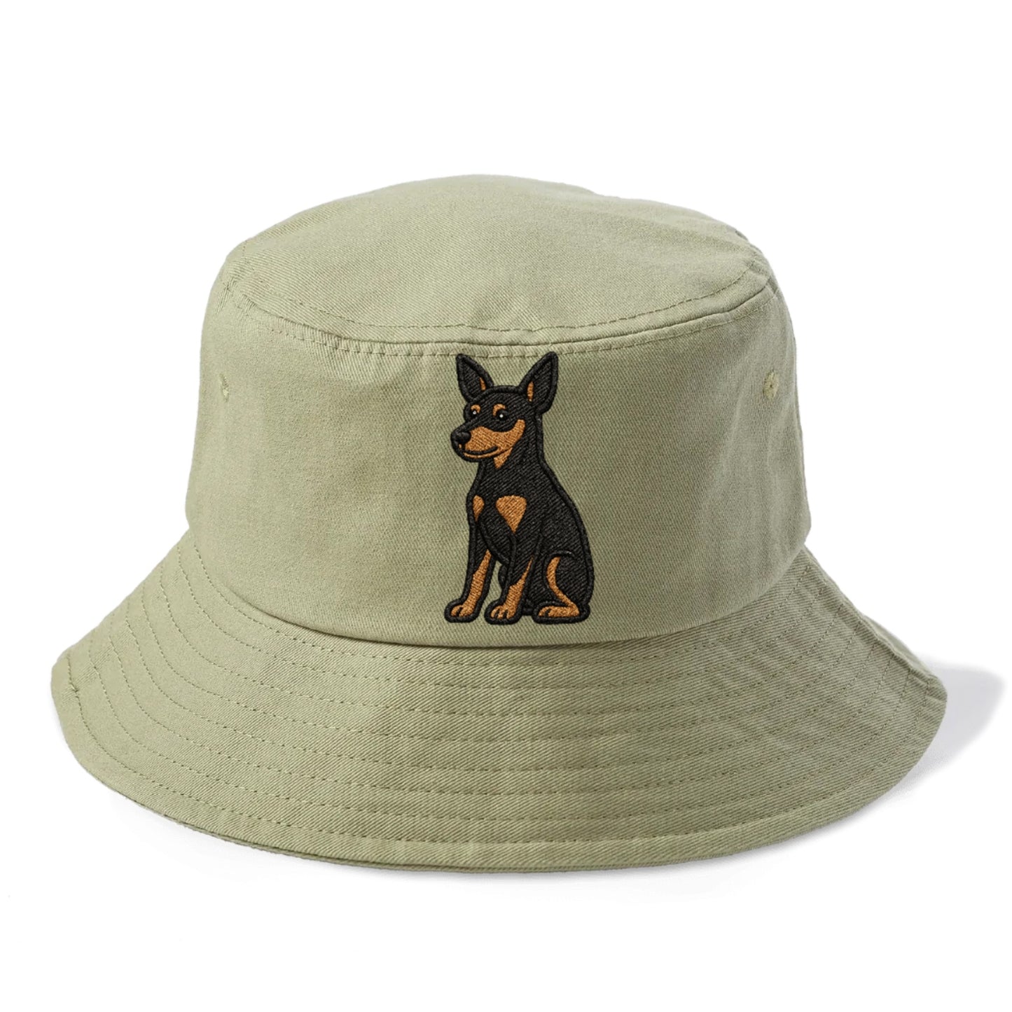 miniature-pinscher-black-tan-regal-poise Hat