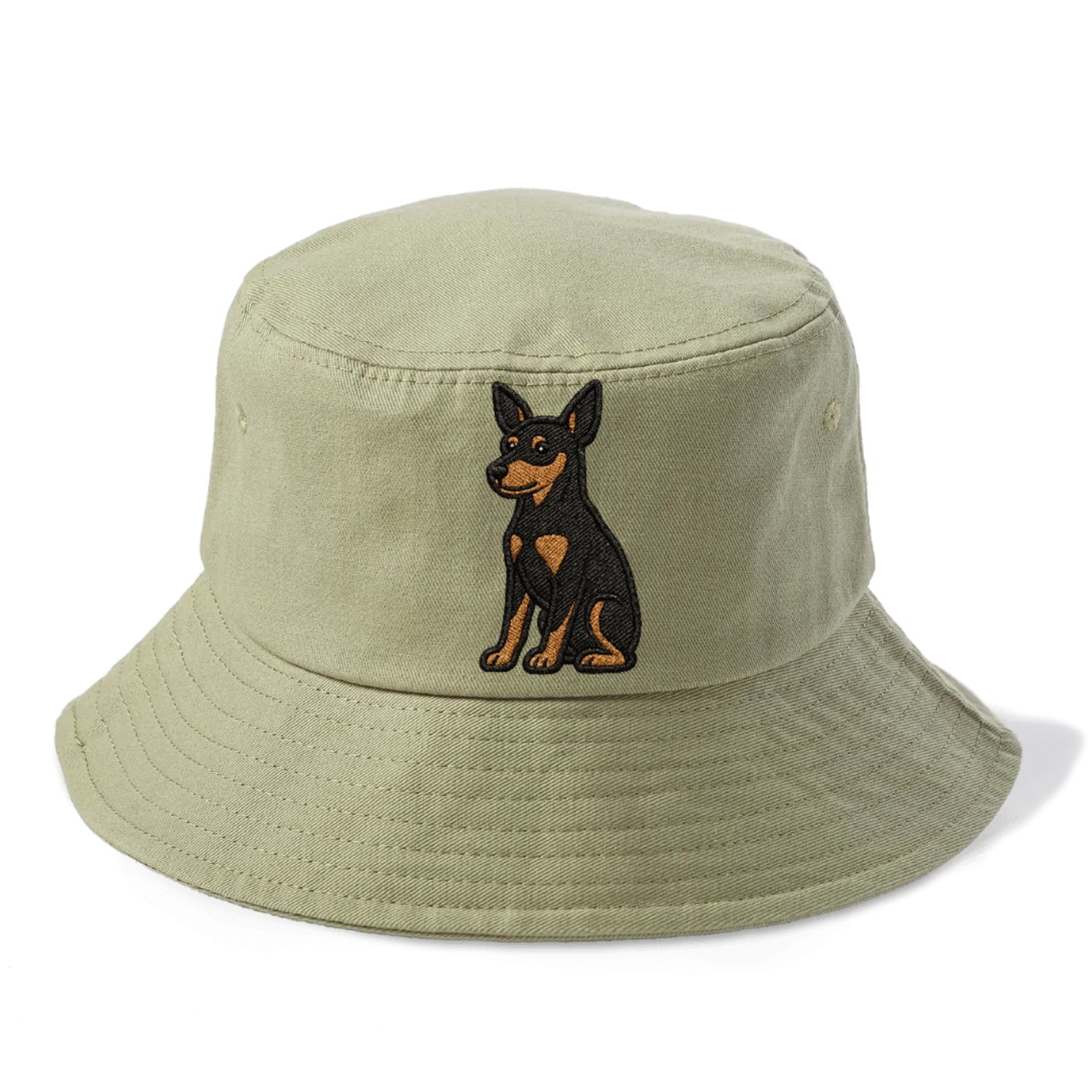 miniature-pinscher-black-tan-regal-poise Hat