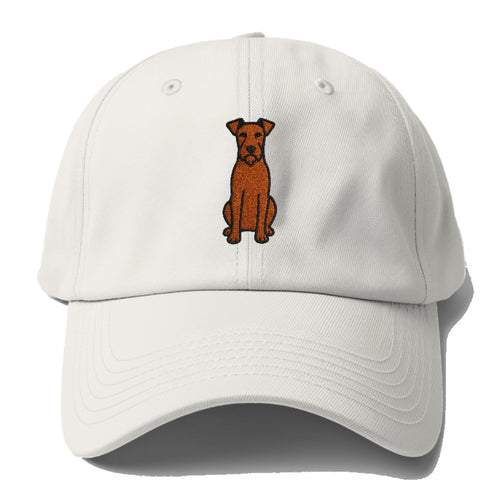 Irish Terrier Red Colored Sitting Pose Baseball Cap For Big Heads