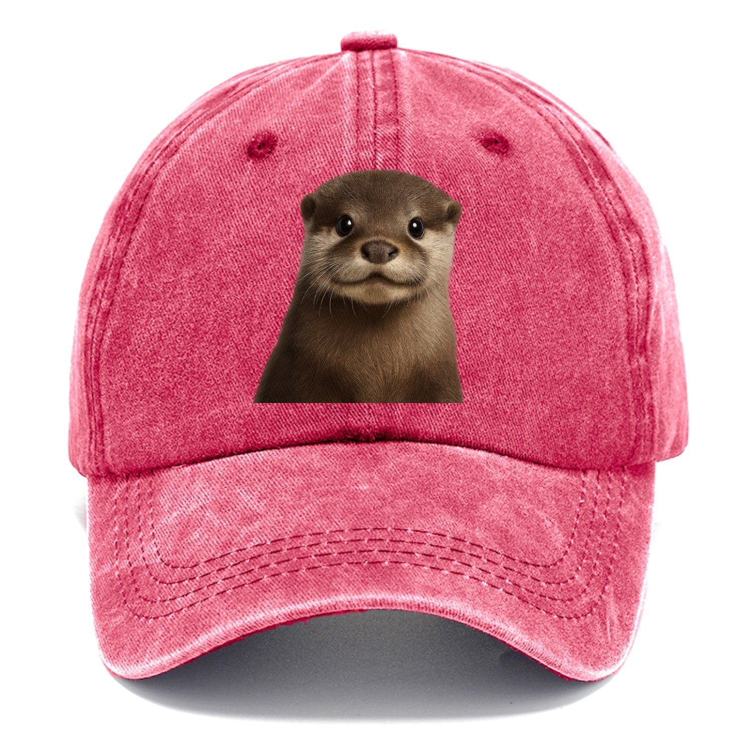 otter portrait design Hat