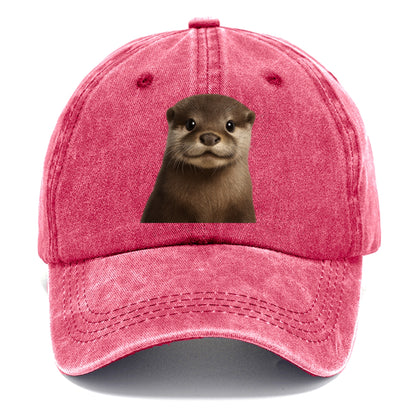 otter portrait design Hat