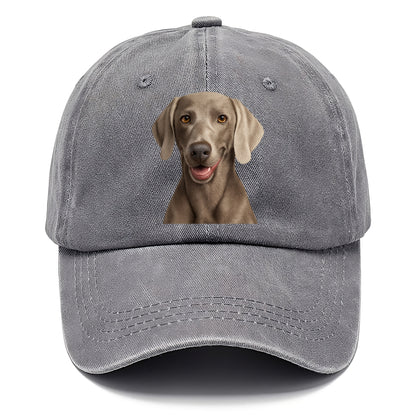 weimaraner portrait design Hat