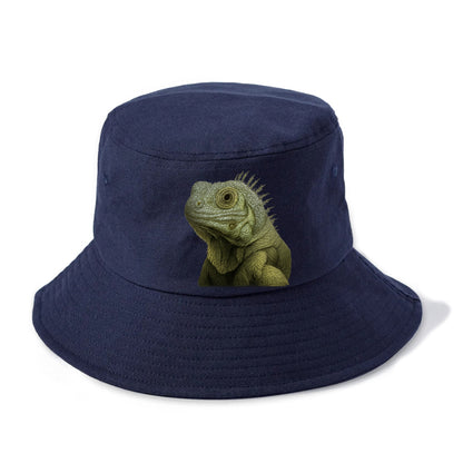 iguana portrait design Hat