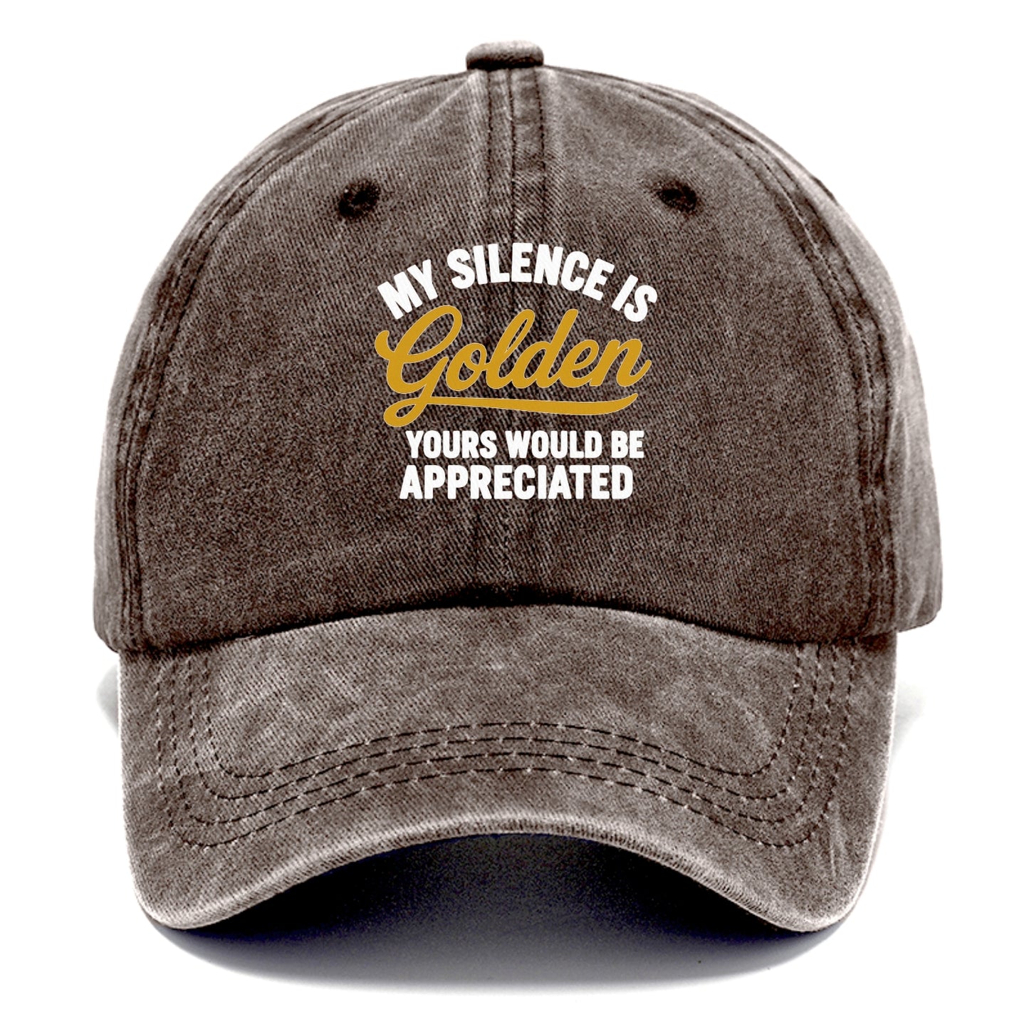 golden silence appreciated humor on hats Hat