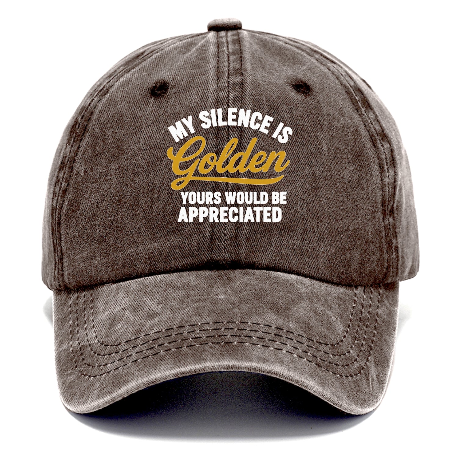 golden silence appreciated humor on hats Hat