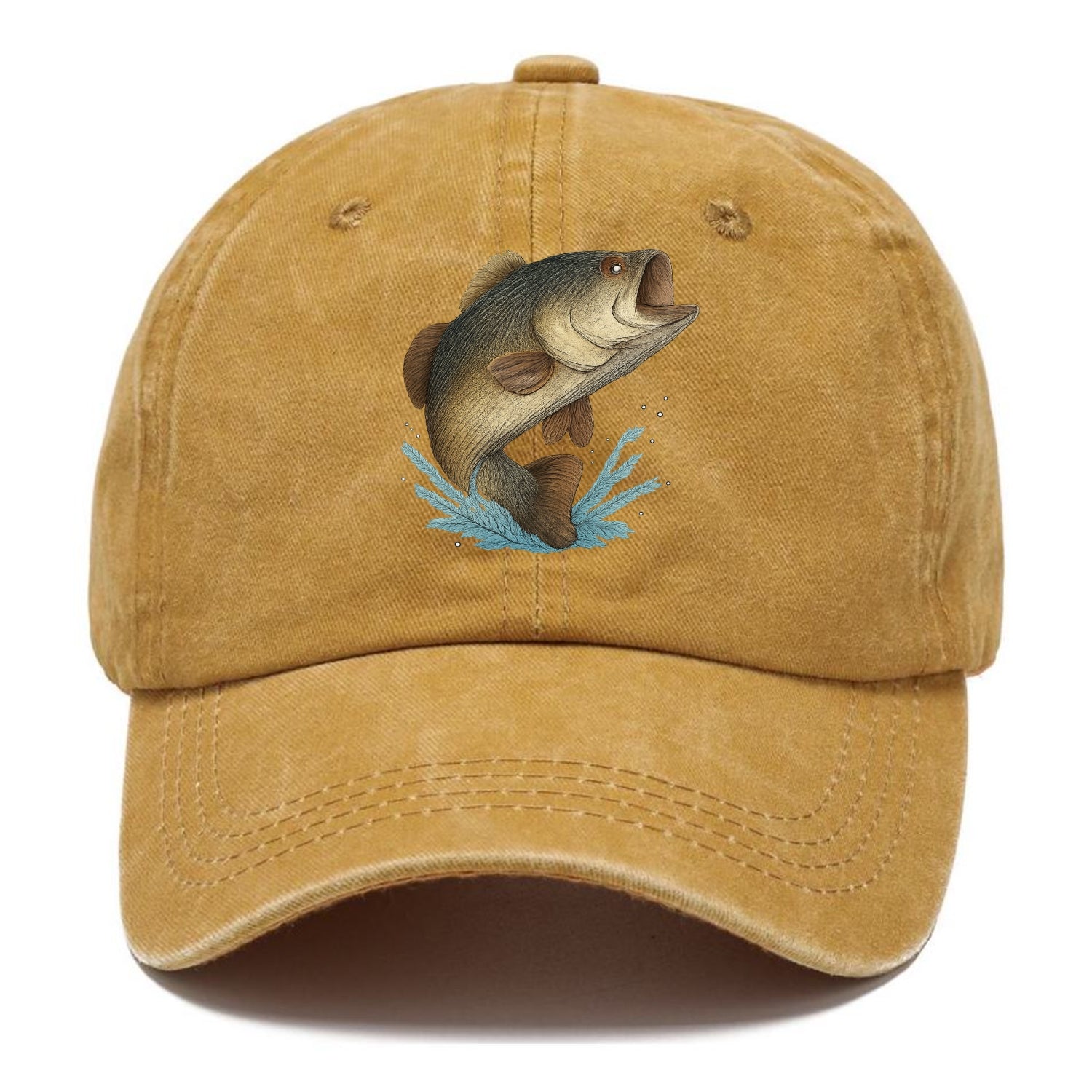 leaping bass artistic impression Hat