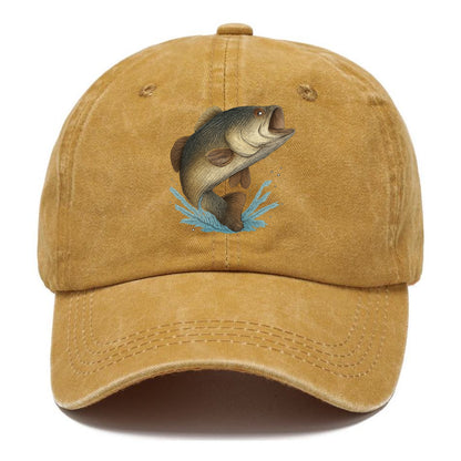 leaping bass artistic impression Hat