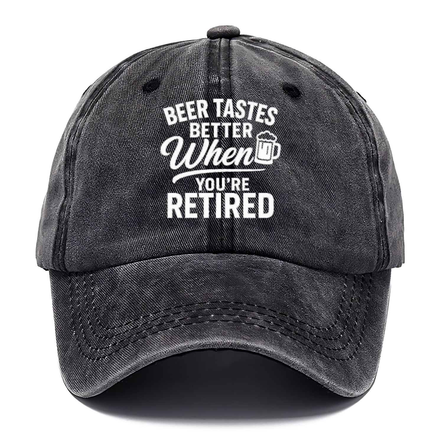 retired beer tastes better hat design Hat