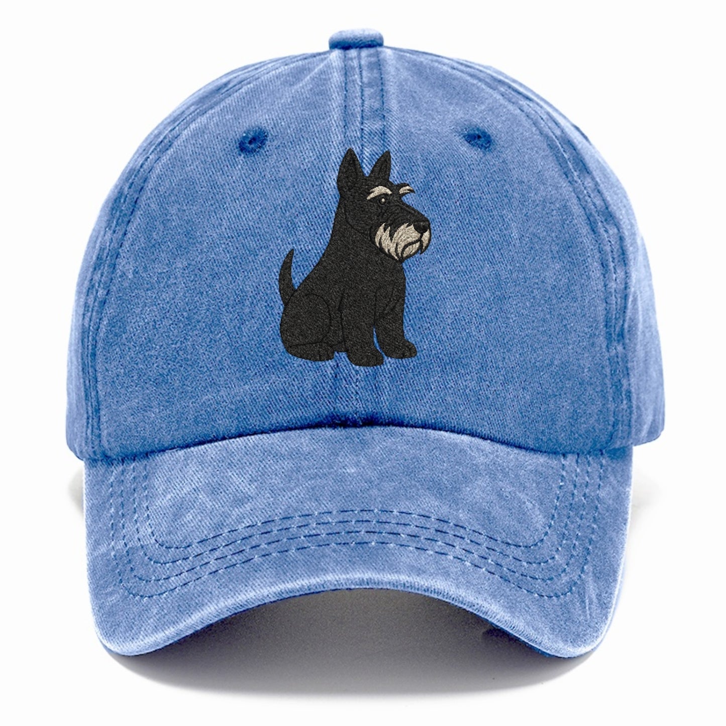 Scottish Terrier Black Sitting Pose Hat