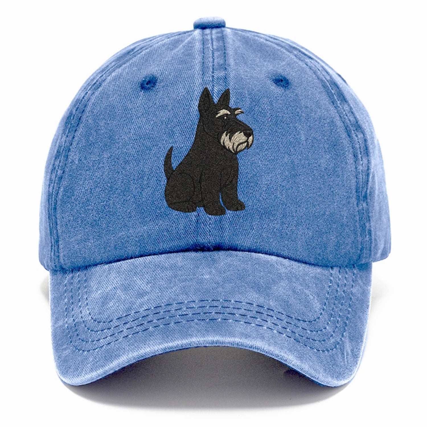 Scottish Terrier Black Sitting Pose Hat